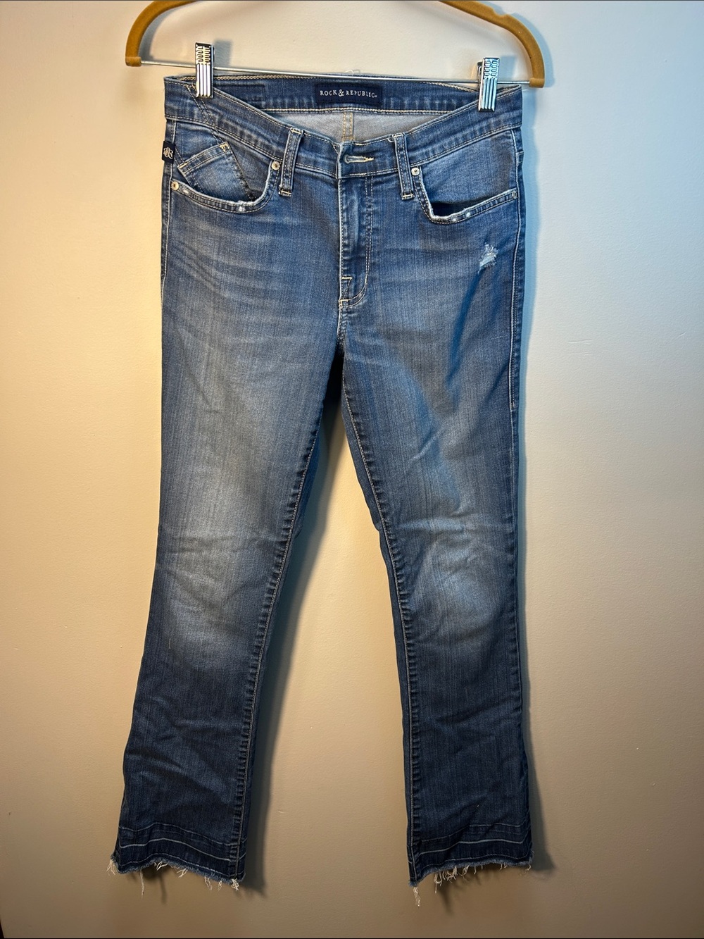 Rock & Republic Medium Blue Bootcut Jeans